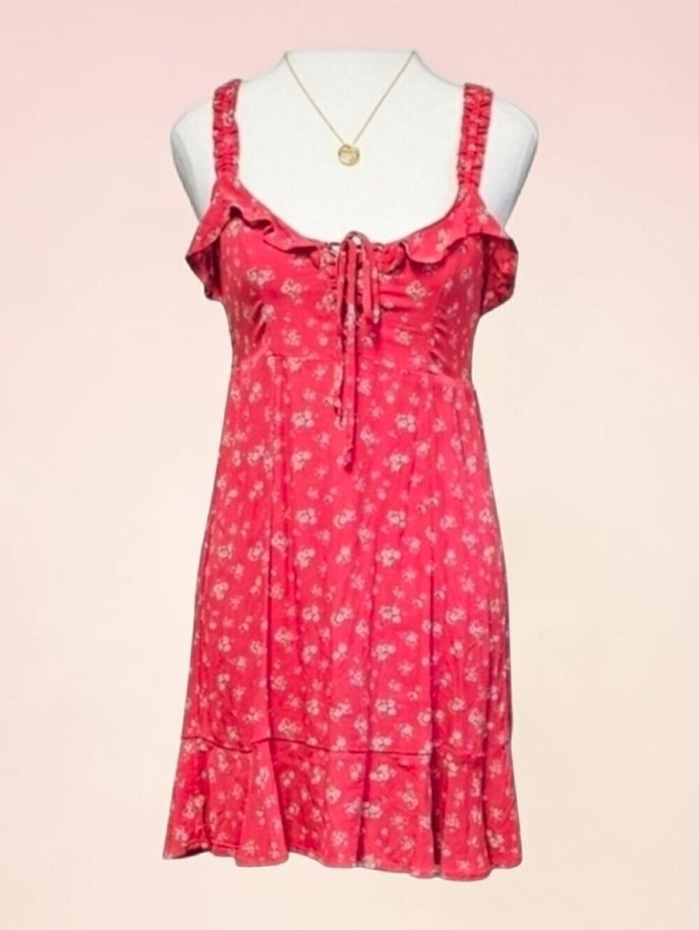 AMERICAN EAGLE OUTFITTERS | FORAL SMOCKED BACK MINI DRESS - NWT!